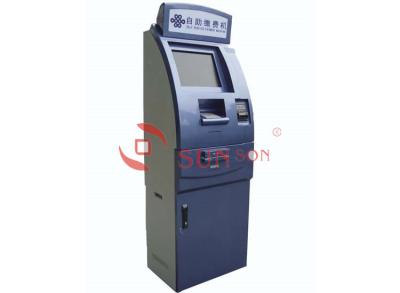 China Financial Banking Monitor Kiosk Stand Touch Screen Multifunction Information Systems for sale