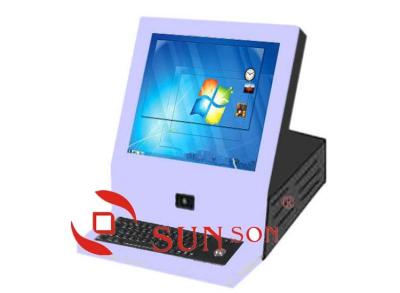 China Barcode Reader PC Kiosk Directory / Tabletop Kiosk / Real Estate Kiosk for sale