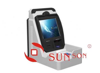 China Wall Mounted Table Desktop Kiosk Information Systems With NFC Credit Card Reader for sale