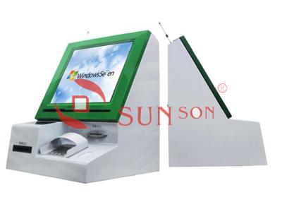 China Ticket Vending Kiosk Monitor , Tablet Desktop Kiosk for Credit Card Payment for sale