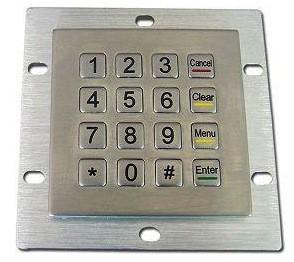 China Selbstservice-Kiosk Metall verschlüsselte Pin-Auflagen-Edelstahl-numerische Tastatur zu verkaufen