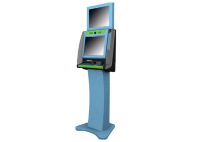 China Slim Stand Alone TFT LCD Dual Screen Kiosk Webcam For Information and Advertising for sale