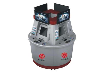 China Multi Sides Self Service Bank Kiosk Metal Keyboard For Information Checking for sale