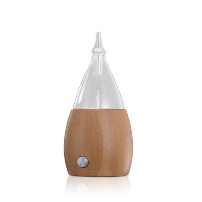 China Scent Essential Oil Diffuser Nebulizing Aromatherapy Nebulizer Wooden 60ml No Water Or Heat And Glass Nebulizer Nebulizer Nebulizer for sale