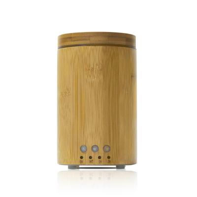 China 150ml Hotel Essential Oil Natural Wood Diffuser Bamboo Aroma Diffuser Humidifier For Home Decorate for sale