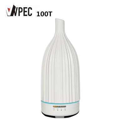 China Custom Logo 100ml Car Humidifier Ultrasonic Electric Wooden Essential Oil Diffuser Home Perfume Aroma Diffuser for sale