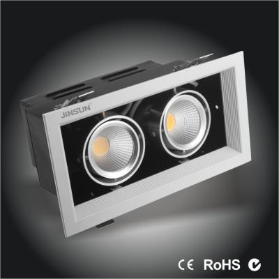 China Poder superior da luz 2*15w 2*25w 2*40w da grade da ESPIGA com traços rotatable com 3 anos de garantia à venda