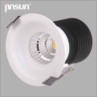 China COB Fixed LED Downlight 3w 15/25/38 degree beam angle 80mm cutout for sale