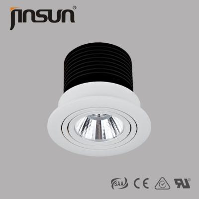 China 780 Lumens 38 Degree Beam Angle Of COB LED Downlight With 0-10V Dimmable for sale