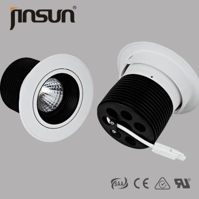 China 10w 700lm ceiling recessed downlight led the lamp with White/Black/SS/Wood/AL/Gold color for sale