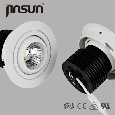 China 360 degree adjustable ceiling cob led light source downlight 5000k cool white with CITIZEN for sale