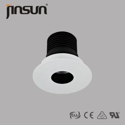 China small circular fixed LED hotel/corridor spotlight wall washer 3w 38 degree 4000k CCT for sale