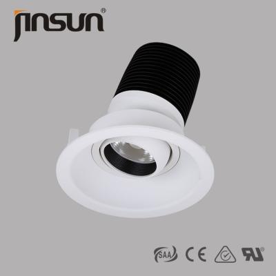 China 20/30/40 degree lens 12w COB LED downlighting lamps with CE SAA ROHS CERTIFICATES for sale