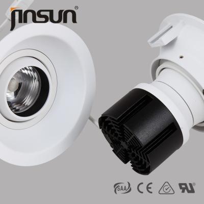 China forging heatsink lens 20/30/40 degree crown shape COB LED downlight with Japan citizen LED for sale