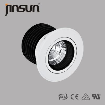 Chine logement blanc downlights réglables de l'ÉPI 7W LED de 180 degrés avec l'angle de faisceau de 20/40/60 degré à vendre