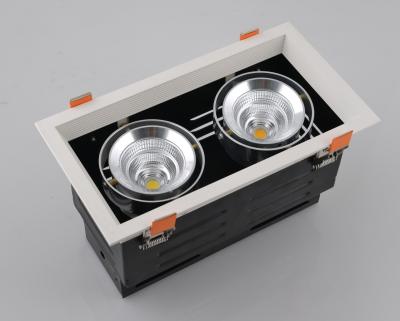 China 2*10W 3000K Warm White High Power Double Head Bridgelux COB LED Grille Light for sale