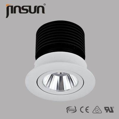 China high quality180 degree 10w rotating cob led ceiling downlight for sale