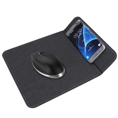 China China Wholesale Custom Made Colorful PU Anti-Slip Mouse Pad Mat High Quality Mouse Pad With Wireless Charger Low Price for sale