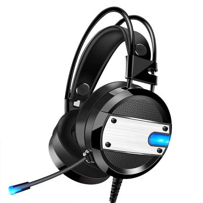 China PC Gamer Earphone RGB Gaming Headset 7.1 Headband Wired Earphone Stereo Gaming Headset With Long MIC for sale