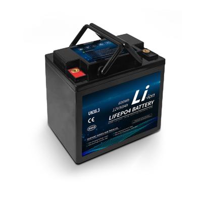 Chine Écran LCD 12V 50ah batterie au lithium de remplacement au plomb étanche lifepo4 pour onduleur Deye à vendre