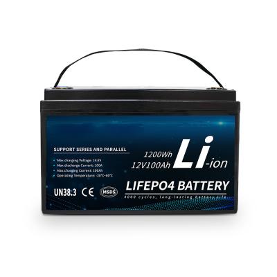 China Trailer 12.8V 100ah Lithium Ion Lifepo4 Battery Pack With LCD Screen For Energy for sale