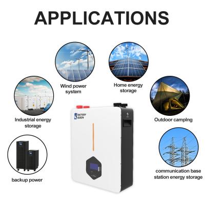 중국 도매 공장 직접 전력벽 5kwh 10kwh 가정 리?? 배터리 태양 저장 전력 벽 테슬라 가정 배터리 판매용