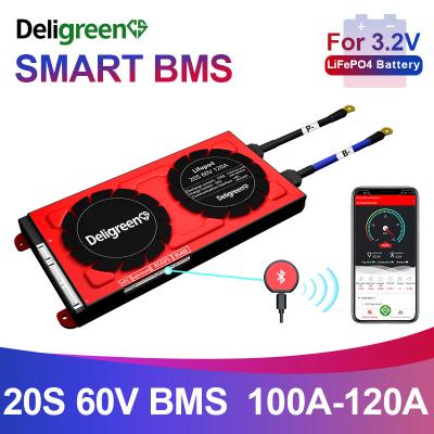 Китай 20S 60V 120A Daly Smart Lithium Lipo Battery Management System для электромобилей Солнечные батареи E Bike продается