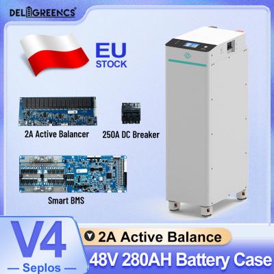 China Wholesale EU Stock DIY Battery Case SEPLOS V4 With 250A UL Certified DC Breaker Free Shipping for sale