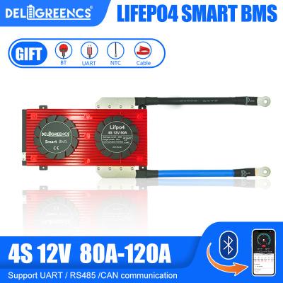 China NMC Smart Hardware BMS 4S 12V 80A For Lithium Battery Bluetooth RS485 CAN PCB for sale