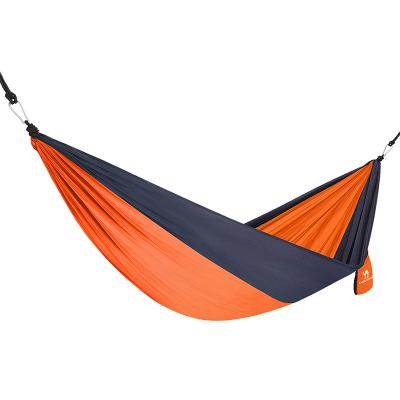 China Morden Camel Outdoor Single Anti Rollover Hammock Integrated Storage Camping Hammock Nylon Bed for sale