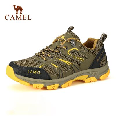 China Outdoor Camping Hiking Outdoor Camel Travel Low Top Rising Shoes Waterproof Wear-resistant Non-slip Men's Trekking Shoes for sale