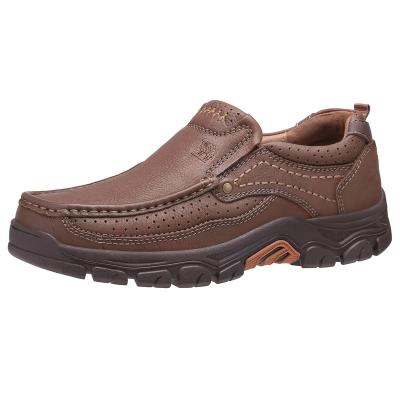 China Camel Sports Shoes Office Outdoor Leather Soft Wear Resistant Slip Cushioning On Shoes Loafer Walking Comfortable Men Loafer Shoes for sale