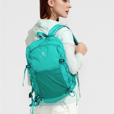 China Waterproof Camel Shoulder Bag Sports Backpack Casual Lightweight Bag Foldable Travel Increasing 25L Large Capacity Shoulder Backpack for sale