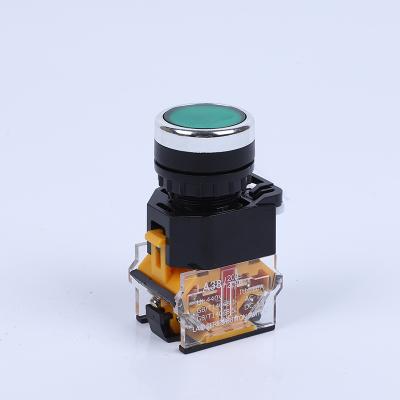 China LA38 1NO 1NC LA38/203 209B Push Button Switch Auto Reset Self-Latching Push Button Switch for sale