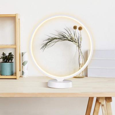 China Dye Removal Ring Shape Table LED Sun Light Lamp With Mobile Phones Charging Timer Therapy SAD Lamp For A Happy Life for sale