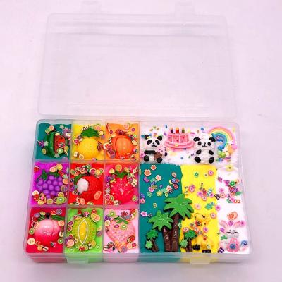 China DIY Mud Toys Birthday Fruit Party Mud Push Mud Decompression Toy Creative Silk Mud Mud Mud Decompression Toy for sale