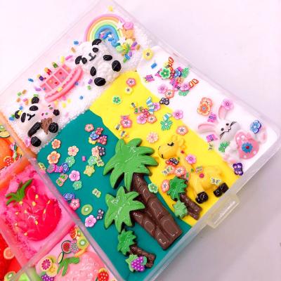 China DIY Mud Toys Birthday Fruit Party Mud Push Mud Decompression Toy Creative Silk Mud Mud Mud Decompression Toy for sale