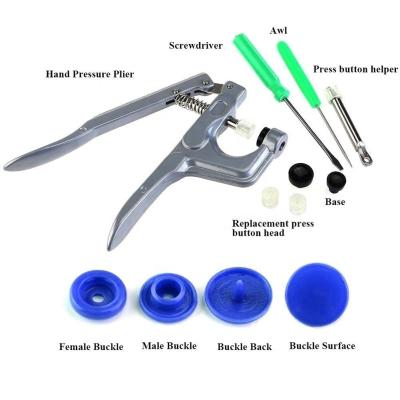 China Viable Snap Pliers + Plastic Resin 360 T5 Set Resin Buttons DIY Snap Button 24 Colors for sale