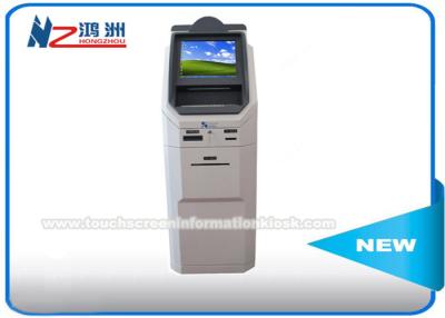 China Floor Standing Multi Currency Coin Counting Kiosk With Cash Acceptor And Bank Card Reader for sale