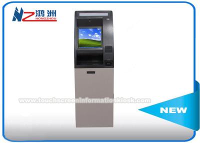 China Bill Acceptor Self Payment ATM Kiosk Terminal Machine For Home / Bank / Railway Station for sale