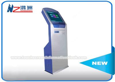 China 19 Inch Touch Screen Ticket Vending Kiosk With Printer And Bill Cash Acceptor for sale