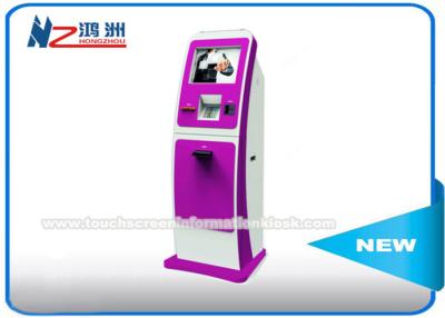 China 19 Duim zag Touchscreen Muntstuk Tellende Kiosk, de Tribune van de de Computerkiosk van het Douaneembleem Te koop