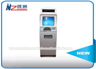 China IR Touch Screen Self Service Coin Counting Kiosk System With Card Dispenser for sale