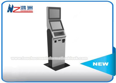 China 17 Inch Coin Counting Free Standing Kiosk With Keyboard , Coin Counter And Sorter Machines for sale