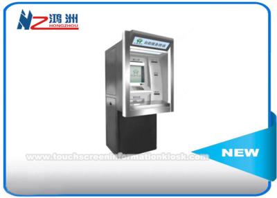 China Subway Station Self Service Cash ATM Kiosk Machines , Floor Standing Bill Acceptor Kiosk for sale