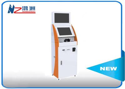 China 19 Inch Interactive Dual Screen Cash Kiosk Machines With Key Board , 6.5ms Response for sale