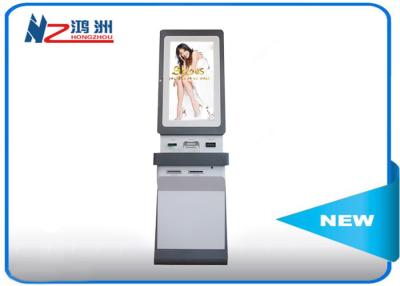 China Windows OS Touch Screen Information Kiosk Self Service In Hotel , White for sale