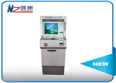 China Indoor 19 inch Self Service Check In Kiosk 4000/1 Contrast with metal keyboard for sale