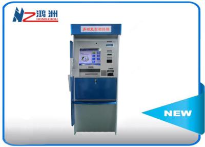 China Restaurant Coin Counting Kiosk Self Service Vertical Type Post Parcel Touchscreen for sale