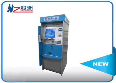 China High Brightness Card Dispenser Kiosk With ID Card Scan Issuing For Hotel Check In for sale